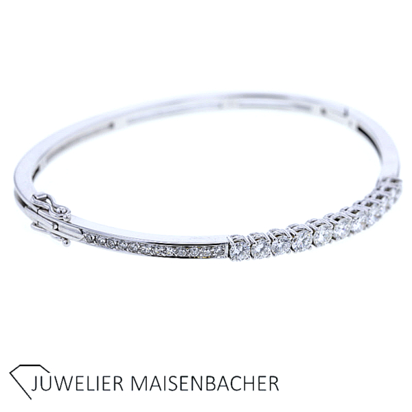 Brillantarmreif in Weißgold – Bild 4