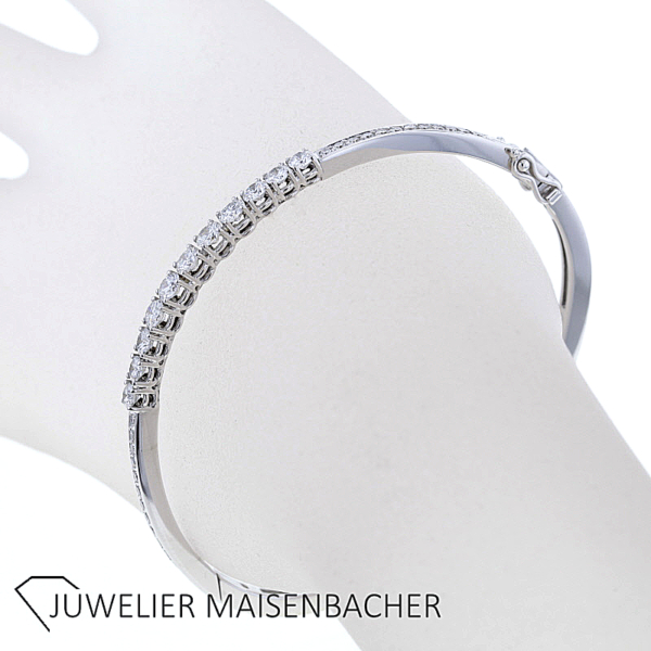 Brillantarmreif in Weißgold – Bild 6