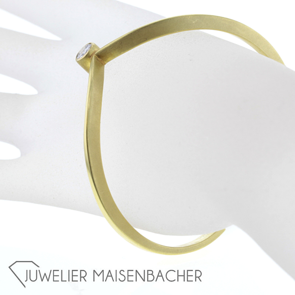 Goldener Brillant Armreif – Bild 5
