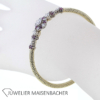 Armband in 585/- Gelbgold mit Brillanten und Rubine – Bild 5