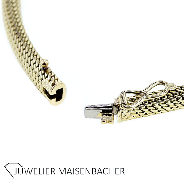 Armband in 585/- Gelbgold mit Brillanten und Rubine – Bild 8