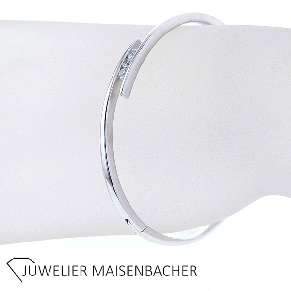 Armreif mit Brillanten Weißgold – Bild 7