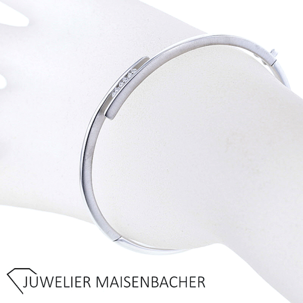 Armreif mit Brillanten Weißgold – Bild 8