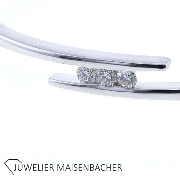 Armreif mit Brillanten Weißgold – Bild 10