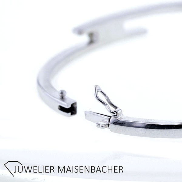 Armreif mit Brillanten Weißgold – Bild 11
