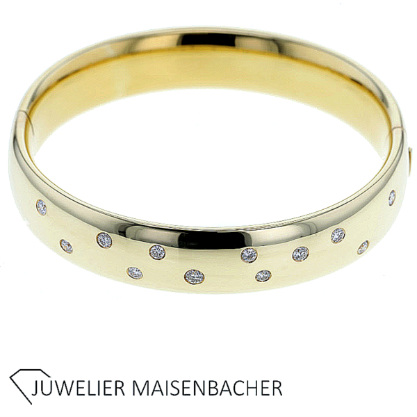 Eleganter Armreif mit Brillanten *Quinn* Gold – Bild 8