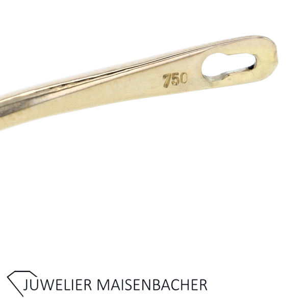 Zeitloser ovaler Armreif/Armspange Gold – Bild 4