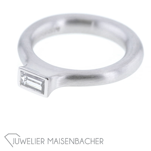 Henrich & Denzel Solitaire-Ring *Toska* Diamant Platin – Bild 6