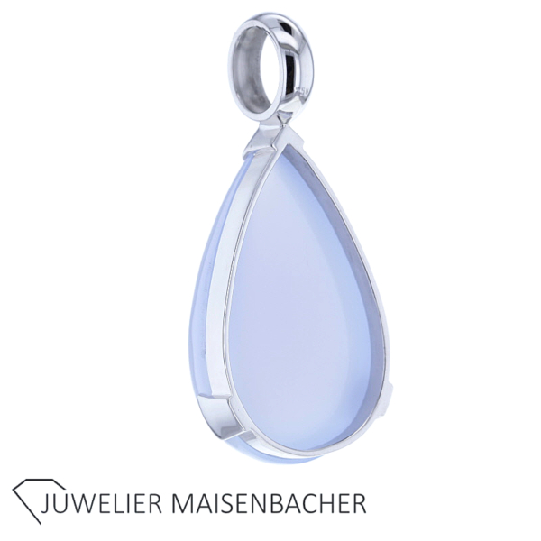 Anhänger mit großem Edelstein Chalcedon Gold – Bild 11