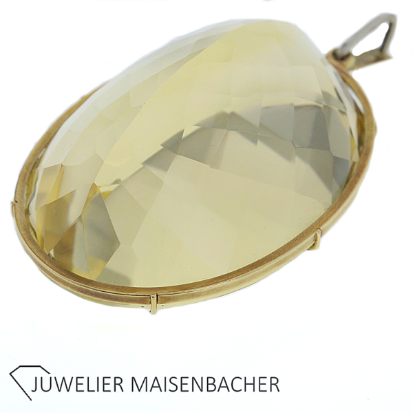 Opulenter Anhänger mit Citrin Gold – Bild 10