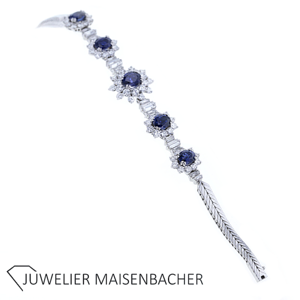 Saphir Diamant Brillant Armband "RENE KERN" in Gold – Bild 7