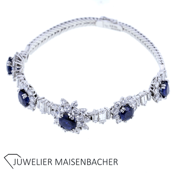 Saphir Diamant Brillant Armband "RENE KERN" in Gold – Bild 8