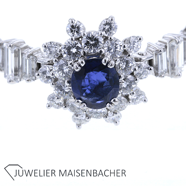 Saphir Diamant Brillant Armband "RENE KERN" in Gold – Bild 12