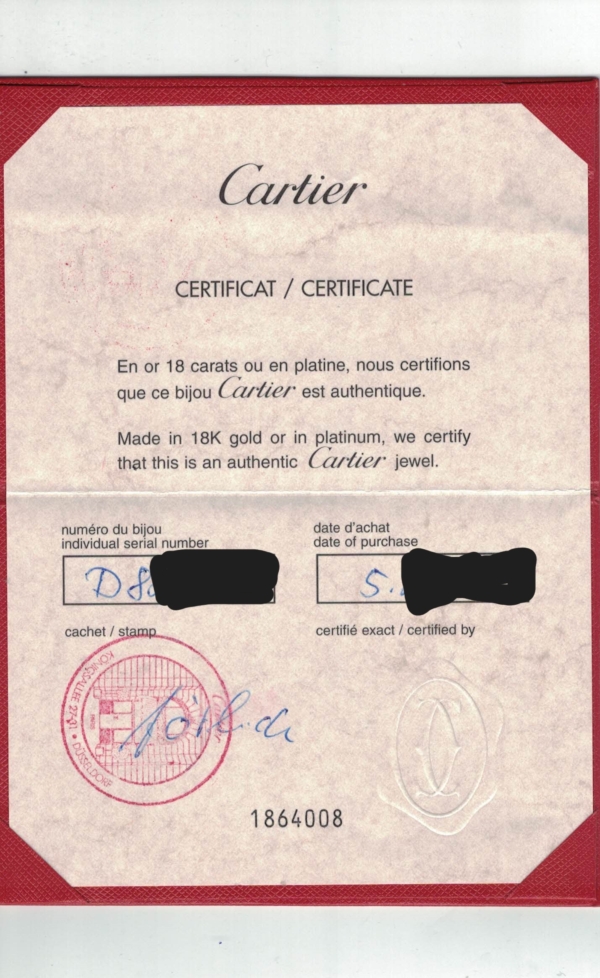 Cartier Vintage Armband Gold Rarität aus 1993 – Bild 7