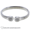 Bulgari Bulgari Armreif "Tubogas" Edelstahl mit Brillanten – Bild 7