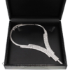 Diamanten Collier in 750/- Weißgold mit 2097 Baguette Diamanten – Bild 10