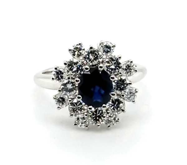 Lady Diana Style Brillant Saphir Ring "RENE KERN" in Gold – Bild 11