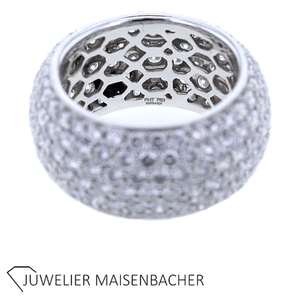 Ausdrucksstarker Brillant Ring Pavé Gold *Frank Trautz* – Bild 8