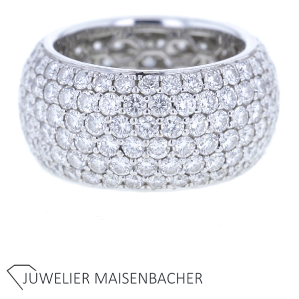 Ausdrucksstarker Brillant Ring Pavé Gold *Frank Trautz* – Bild 9