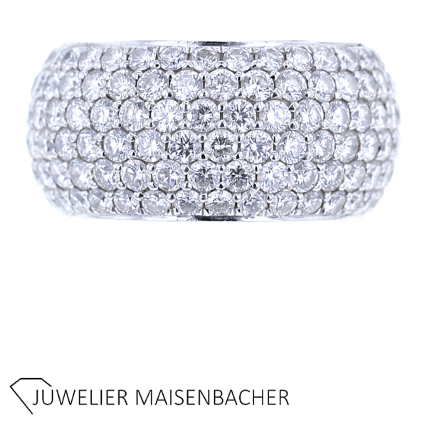 Ausdrucksstarker Brillant Ring Pavé Gold *Frank Trautz* – Bild 10
