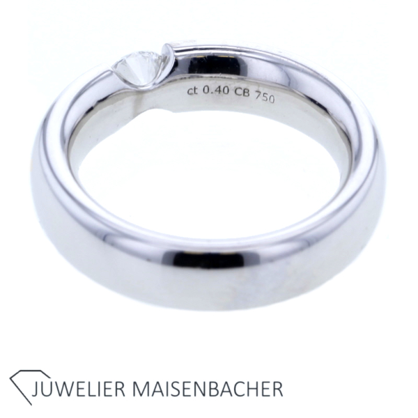 BUCHERER Solitäre Ring/ Spannring mit Brillant Gold – Bild 8