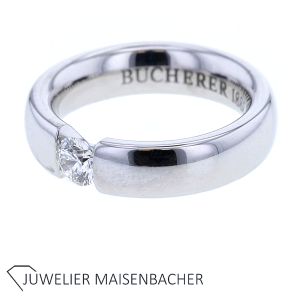 BUCHERER Solitäre Ring/ Spannring mit Brillant Gold – Bild 10