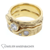 Handgefertigter Designer Ring mit Brillanten Gold – Bild 10