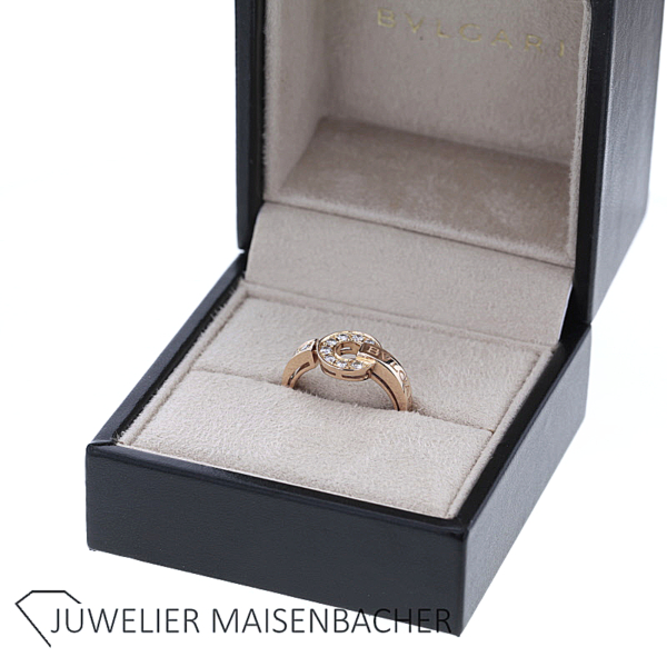 Bulgari Bulgari Ring mit Brillanten Roségold – Bild 5