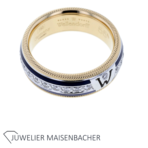Wellendorff Drehring "Salome" mit Brillanten Gold