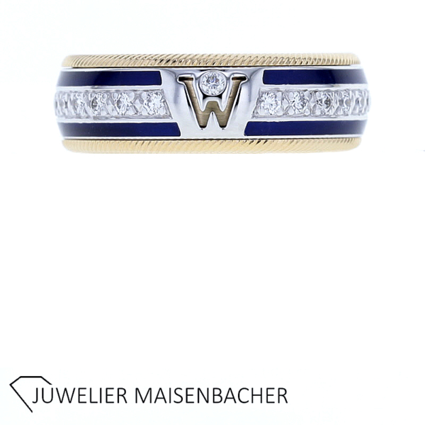 Wellendorff Drehring "Salome" mit Brillanten Gold – Bild 2
