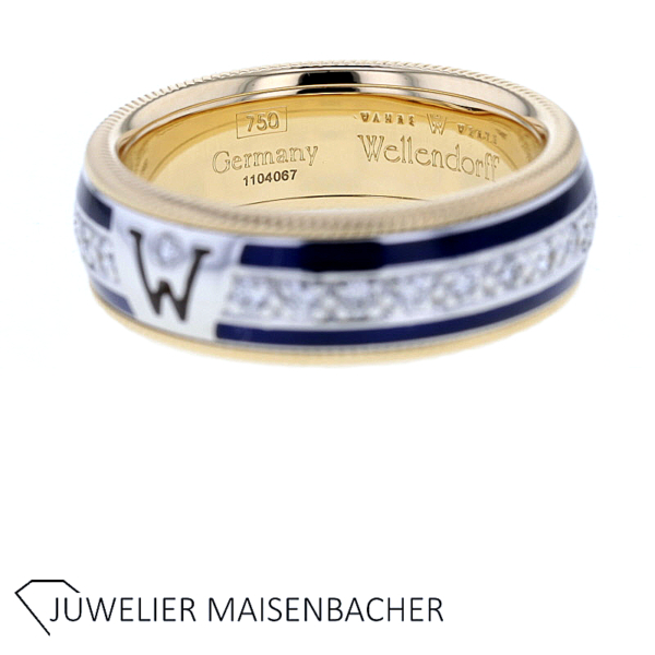 Wellendorff Drehring "Salome" mit Brillanten Gold – Bild 3