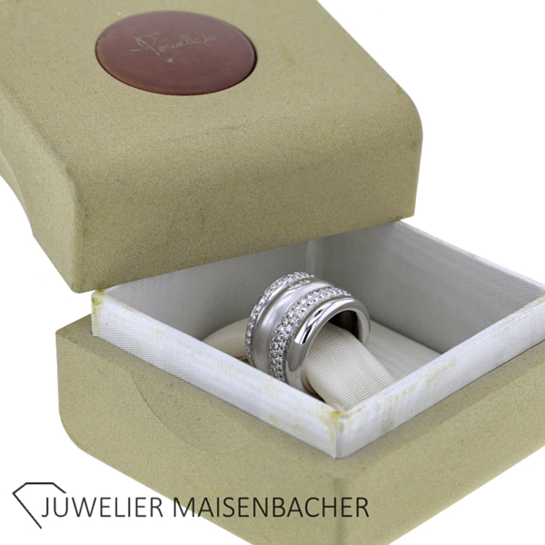 Pomellato Ring TUBOLARE mit Brillanten Weißgold – Bild 3