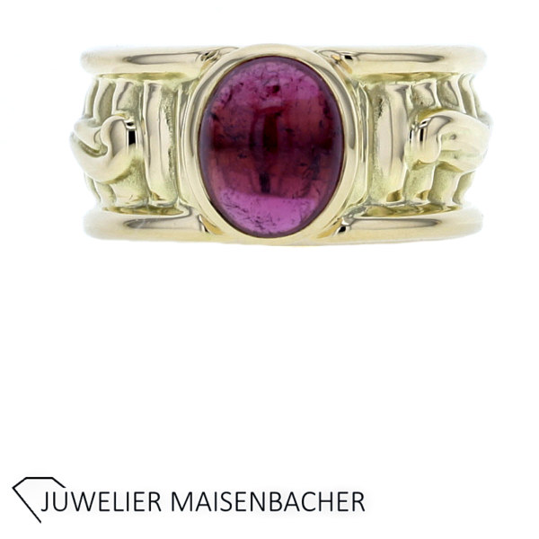 WEMPE Kollektion "Shan" Ring mit Rubellit Gold – Bild 2