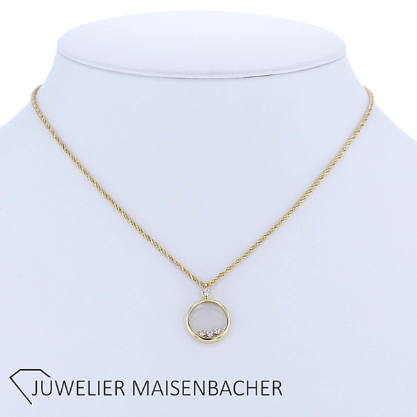 Kette/Collier Chopard Happy Diamonds Icons Gold – Bild 12