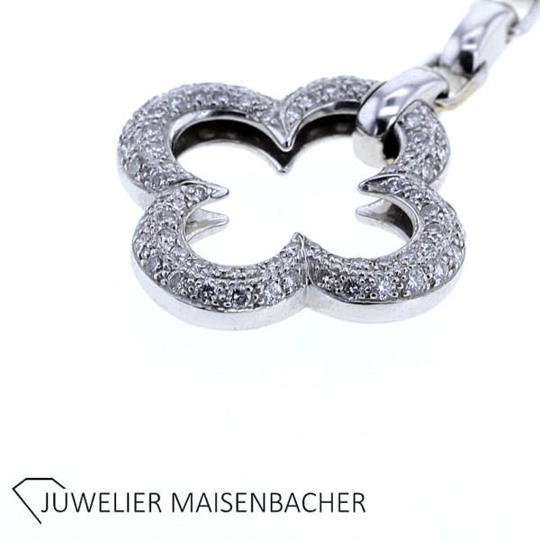 Y Collier by Heidi Klum Kleeblatt mit Brillanten – Bild 7