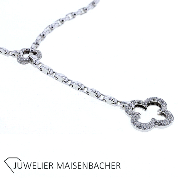 Y Collier by Heidi Klum Kleeblatt mit Brillanten – Bild 10
