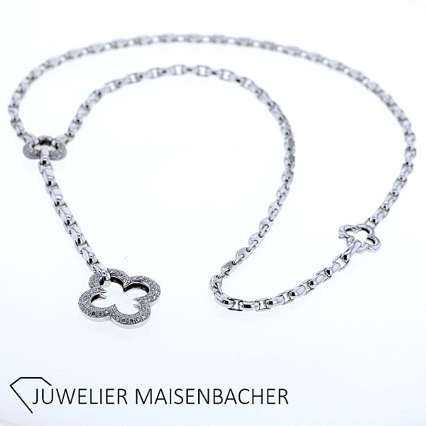 Y Collier by Heidi Klum Kleeblatt mit Brillanten – Bild 11