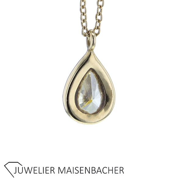 Tiffany & Co. Elsa Peretti Kollection Kette mit Anhänger gelber Diamant Gold – Bild 16