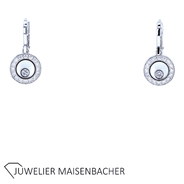 Chopard Ohrstecker/Ohrhänger Happy Diamonds Icons Gold – Bild 7