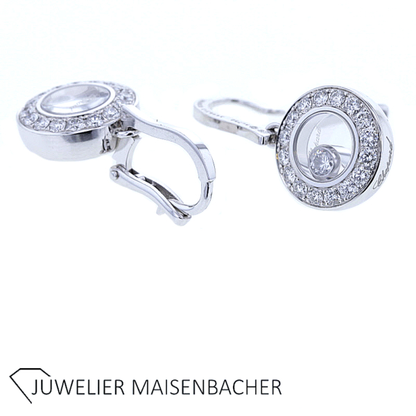 Chopard Ohrstecker/Ohrhänger Happy Diamonds Icons Gold – Bild 8