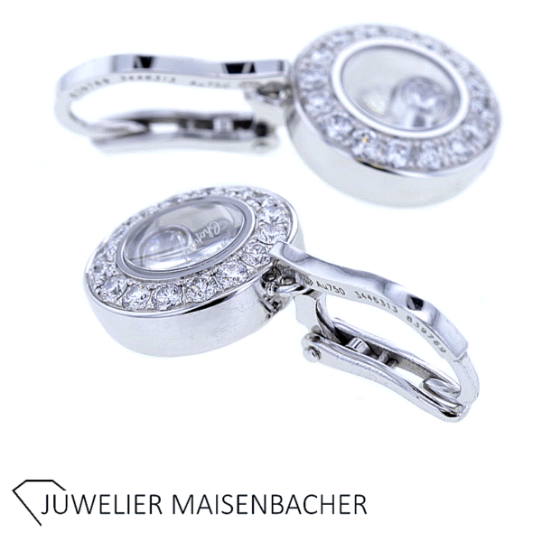Chopard Ohrstecker/Ohrhänger Happy Diamonds Icons Gold – Bild 9