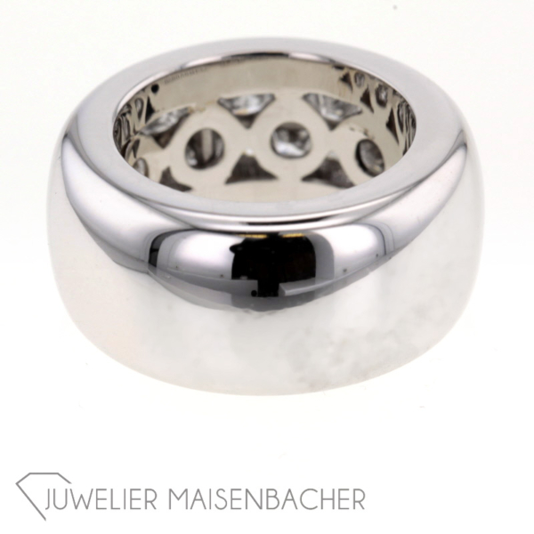 Weißgold Princess Diamant Ring Handarbeit – Bild 8