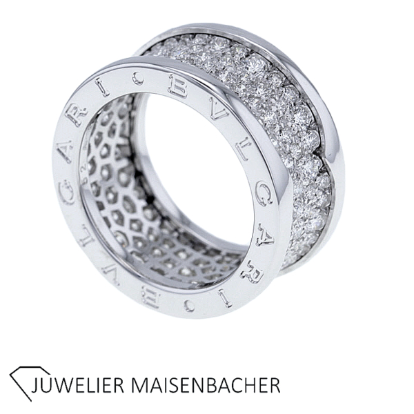 Bulgari B Zero Ring in 750/- Weißgold mit Brillant – Bild 5