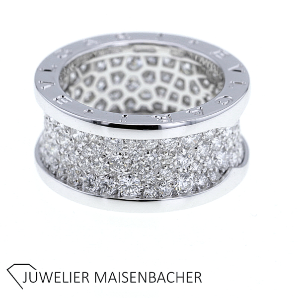 Bulgari B Zero Ring in 750/- Weißgold mit Brillant – Bild 6