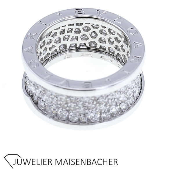 Bulgari B Zero Ring in 750/- Weißgold mit Brillant – Bild 7