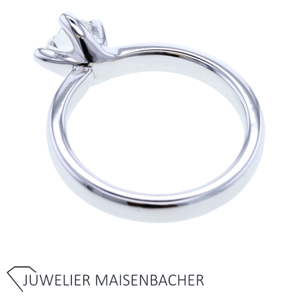 Solitärring mit strahlenden Brillant Gold – Bild 5