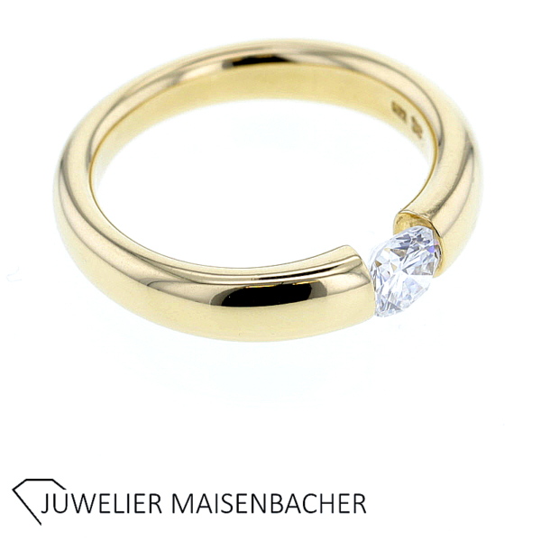 Juwelier "Freisfeld" Spannring mit Brillant Gold – Bild 4