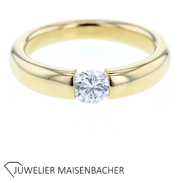 Juwelier "Freisfeld" Spannring mit Brillant Gold – Bild 6