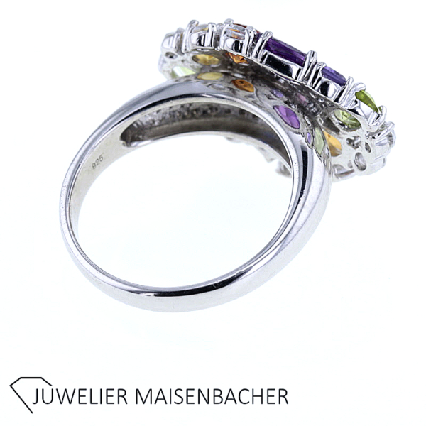 Cocktail Edelstein Ring 'Annette' – Bild 4