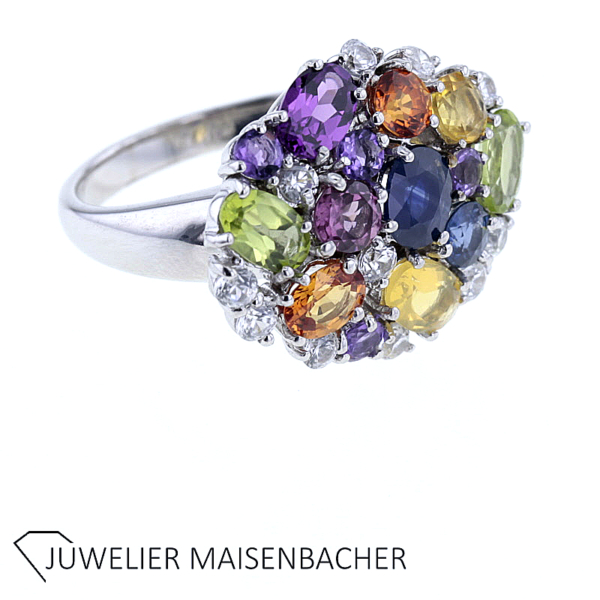 Cocktail Edelstein Ring 'Annette' – Bild 5